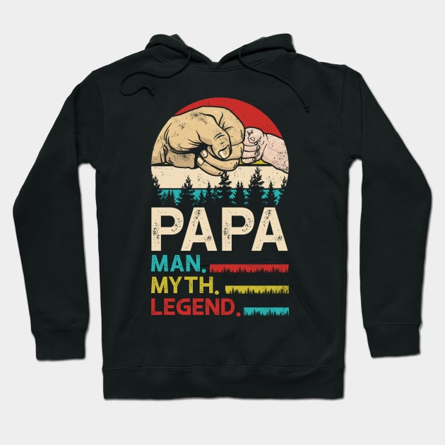 PAPA The Man The Myth The Legend T-Shirt **Name Can Be Customized** The Man The Myth The Legend, Papa, Papa Gift, Father's Day Hoodie by Brlechery21